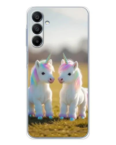 Чехол для Samsung Galaxy A16 с картинкой «Пара единорогов» Чехол для Samsung Galaxy A16 с картинкой «Пара единорогов»