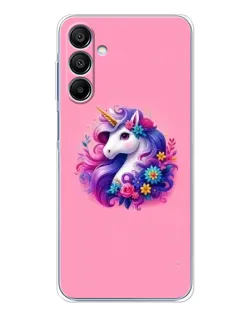 Чехол для Samsung Galaxy A16 с картинкой «Сказочный единорог»