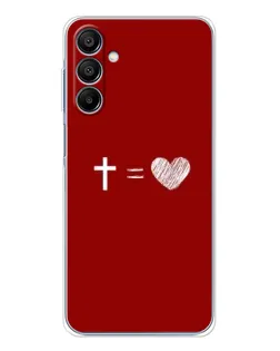 Чехол для Samsung Galaxy A16 с картинкой «Уравнение любви» Чехол для Samsung Galaxy A16 с картинкой «Уравнение любви»