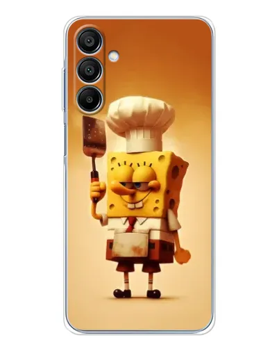 Чехол для Samsung Galaxy A16 с картинкой «Губка Боб повар»