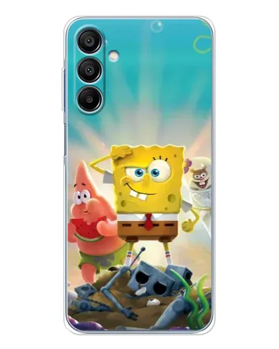 Чехол для Samsung Galaxy A16 с картинкой «Спанч Боб победитель»