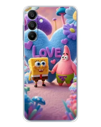Чехол для Samsung Galaxy A16 с картинкой «Губка Боб Патрик»