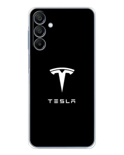 Чехол для Samsung Galaxy A16 с картинкой «Tesla White Logo» Чехол для Samsung Galaxy A16 с картинкой «Tesla White Logo»