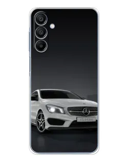Чехол для Samsung Galaxy A16 с картинкой «Mercedes AMG GT Silver»
