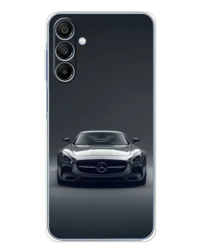 Чехол для Samsung Galaxy A16 с картинкой «Mercedes на черном» Чехол для Samsung Galaxy A16 с картинкой «Mercedes на черном»