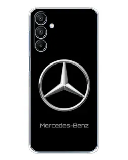 Чехол для Samsung Galaxy A16 с картинкой «Mercedes Silver Logo»