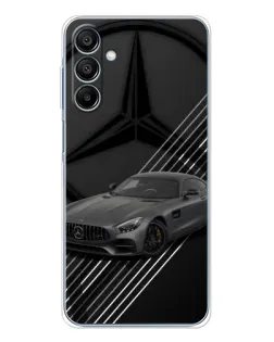 Чехол для Samsung Galaxy A16 с картинкой «Mercedes AMG — графика»