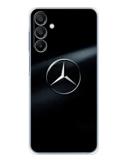 Чехол для Samsung Galaxy A16 с картинкой «Mercedes на металле»