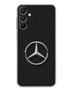Чехол для Samsung Galaxy A16 с картинкой «Карбоновый Mercedes стиль»