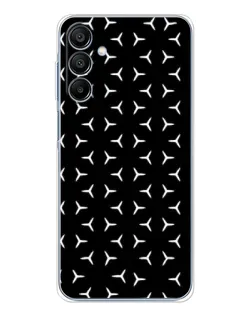Чехол для Samsung Galaxy A16 с картинкой «Mercedes паттерн звезд»