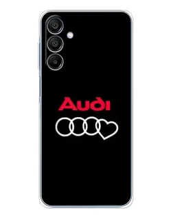 Чохол для Samsung Galaxy A16 з картинкою «Логотип Audi Heart»