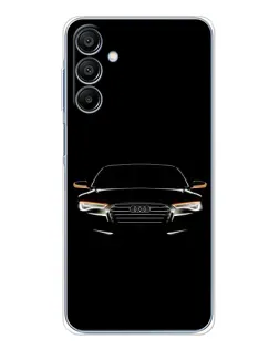Чохол для Samsung Galaxy A16 з картинкою «Audi — нічний контур»