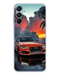 Чохол для Samsung Galaxy A16 з картинкою «Audi — захід сонця»