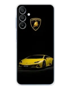 Чехол для Samsung Galaxy A16 с картинкой «Lamborghini желтый акцент»