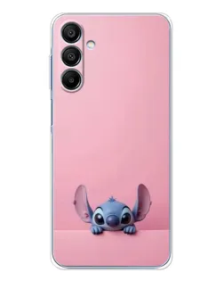 Чехол для Samsung Galaxy A16 с картинкой «Stitch выглядывает»