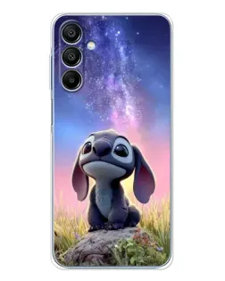 Чехол для Samsung Galaxy A16 с картинкой «Стич на рассвете»