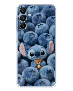 Чехол для Samsung Galaxy A16 с картинкой «Стич и голубика»