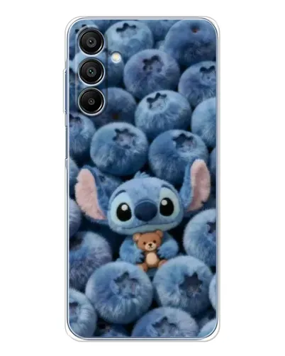 Чехол для Samsung Galaxy A16 с картинкой «Стич и голубика» Чехол для Samsung Galaxy A16 с картинкой «Стич и голубика»
