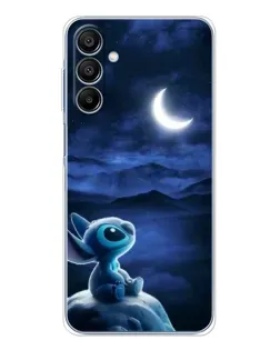 Чехол для Samsung Galaxy A16 с картинкой «Лунная ночь Стича»