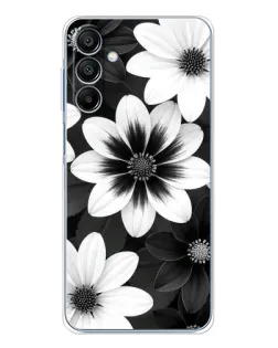 Чехол для Samsung Galaxy A16 с картинкой «Монохромные астры» Чехол для Samsung Galaxy A16 с картинкой «Монохромные астры»