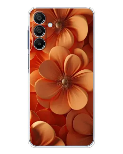 Чехол для Samsung Galaxy A16 с картинкой «Оранжевый макро цветок»