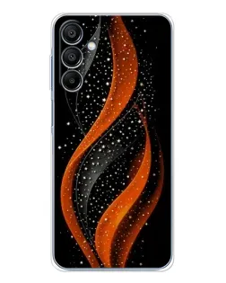 Чехол для Samsung Galaxy A16 с картинкой «Огненная звездная волна»