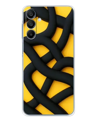 Чехол для Samsung Galaxy A16 с картинкой «Черное желтое переплетение» Чехол для Samsung Galaxy A16 с картинкой «Черное желтое переплетение»