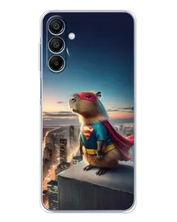 Чехол для Samsung Galaxy A16 с картинкой «Капи-мен супергерой»