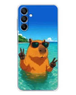 Чехол для Samsung Galaxy A16 с картинкой «Морская капибара»
