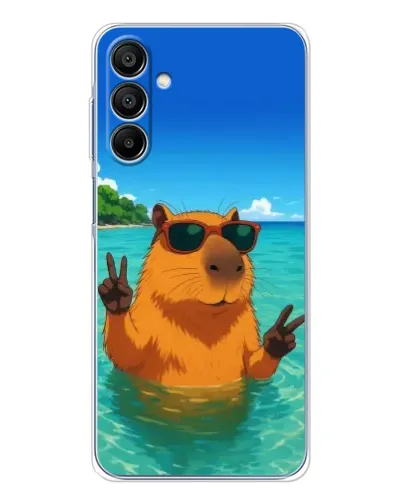 Чехол для Samsung Galaxy A16 с картинкой «Морская капибара» Чехол для Samsung Galaxy A16 с картинкой «Морская капибара»