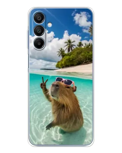 Чехол для Samsung Galaxy A16 с картинкой «Капибара на море» Чехол для Samsung Galaxy A16 с картинкой «Капибара на море»