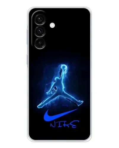 Чехол для Samsung Galaxy A17 с картинкой «Jordan Neon Blue» Чехол для Samsung Galaxy A17 с картинкой «Jordan Neon Blue»