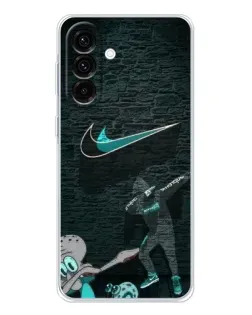 Чехол для Samsung Galaxy A17 с картинкой «Спортивный арт Nike»