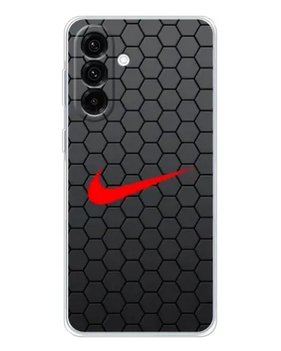 Чехол для Samsung Galaxy A17 с картинкой «Nike — карбоновая сетка» Чехол для Samsung Galaxy A17 с картинкой «Nike — карбоновая сетка»