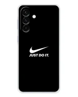 Чехол для Samsung Galaxy A17 с картинкой «Минимализм от Nike»