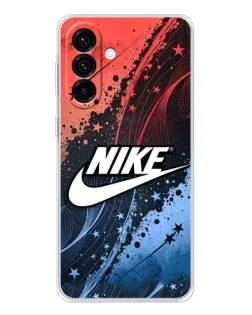 Чехол для Samsung Galaxy A17 с картинкой «Градиентный принт Найк»