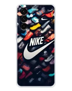 Чехол для Samsung Galaxy A17 с картинкой «Коллекция кроссовок Nike»
