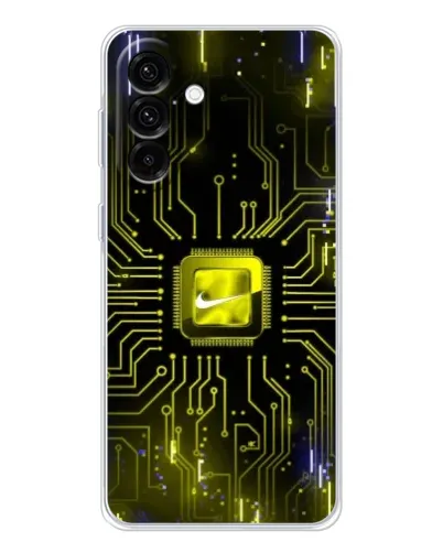 Чехол для Samsung Galaxy A17 с картинкой «Nike — золотая искра» Чехол для Samsung Galaxy A17 с картинкой «Nike — золотая искра»