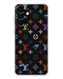 Чехол для Samsung Galaxy A17 с картинкой «Цветная монограмма LV»