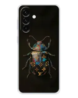 Чехол для Samsung Galaxy A17 с картинкой «LV — мраморный принт»