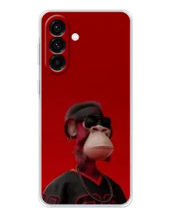 Чехол для Samsung Galaxy A17 с картинкой «Bored Ape в красном» Чехол для Samsung Galaxy A17 с картинкой «Bored Ape в красном»