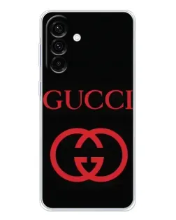 Чехол для Samsung Galaxy A17 с картинкой «Gucci — красный логотип» Чехол для Samsung Galaxy A17 с картинкой «Gucci — красный логотип»