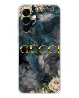 Чехол для Samsung Galaxy A17 с картинкой «Абстрактные цветы Gucci» Чехол для Samsung Galaxy A17 с картинкой «Абстрактные цветы Gucci»