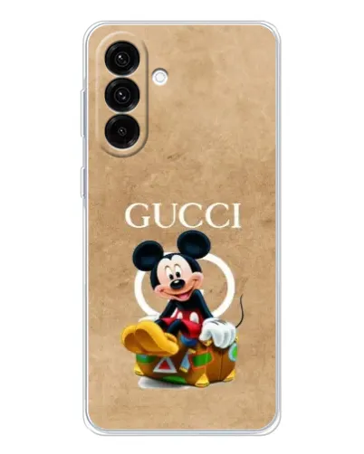 Чехол для Samsung Galaxy A17 с картинкой «Микки Маус Gucci — крафт» Чехол для Samsung Galaxy A17 с картинкой «Микки Маус Gucci — крафт»