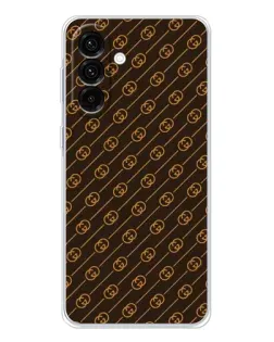 Чехол для Samsung Galaxy A17 с картинкой «Gucci — золотые диагонали» Чехол для Samsung Galaxy A17 с картинкой «Gucci — золотые диагонали»