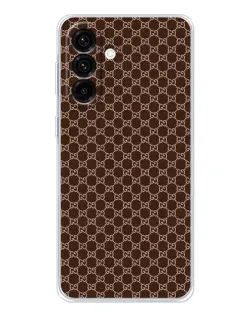 Чехол для Samsung Galaxy A17 с картинкой «Gucci — шоколадная сетка» Чехол для Samsung Galaxy A17 с картинкой «Gucci — шоколадная сетка»