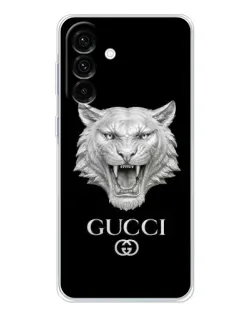Чехол для Samsung Galaxy A17 с картинкой «Gucci — серебряный лев» Чехол для Samsung Galaxy A17 с картинкой «Gucci — серебряный лев»