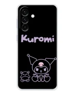 Чехол для Samsung Galaxy A17 с картинкой «Kuromi — черный минимализм»