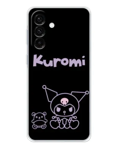 Чехол для Samsung Galaxy A17 с картинкой «Kuromi — черный минимализм» Чехол для Samsung Galaxy A17 с картинкой «Kuromi — черный минимализм»