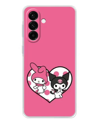 Чехол для Samsung Galaxy A17 с картинкой «Kuromi и My Melody» Чехол для Samsung Galaxy A17 с картинкой «Kuromi и My Melody»